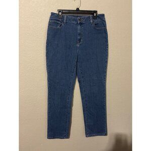LL Bean Jeans Womens Classic Fit Size 14 MT Denim Med Wash